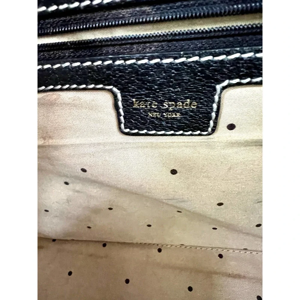 Kate Spade Black Pebble Tote Bag - Picture 6 of 9